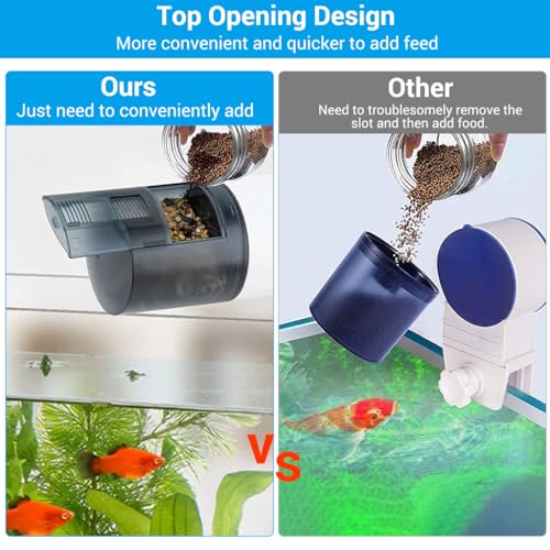 Qpets® Automatic Fish Feeder Timer Turtle Food Tank Accessories Aquarium Plastic Auto for Marine Aquariums Pond 11 Cm X 5 Cm X 15 2 PCS Qpets® Automatic Fish Feeder Timer Turtle Food Tank Accessories Aquarium Plastic Auto for Marine Aquariums Pond 11 Cm X 5 Cm X 15 2 PCS
